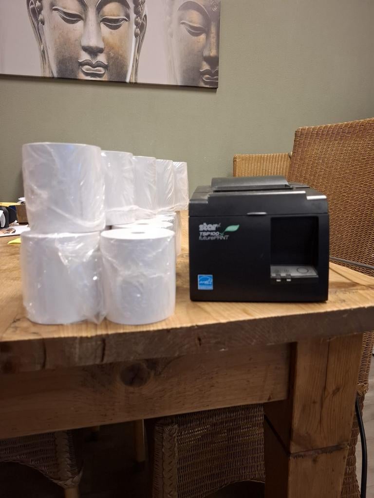 Star TSP100II Bonprinter met rollen, Computers en Software, Printers, Gebruikt, Printer, Thermo-printer, Zwart-en-wit printen