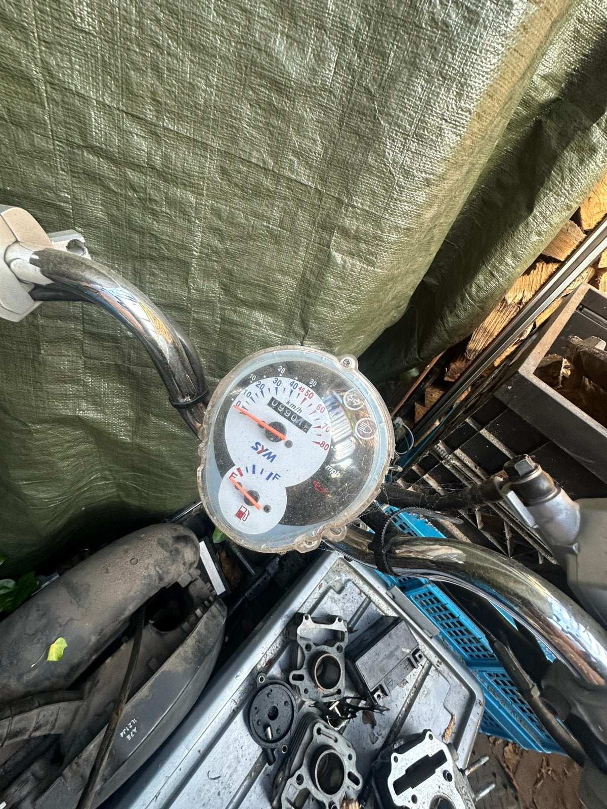 Sym mio teller 9k gelopen, Motoren, Onderdelen | Harley-Davidson, Ophalen of Verzenden