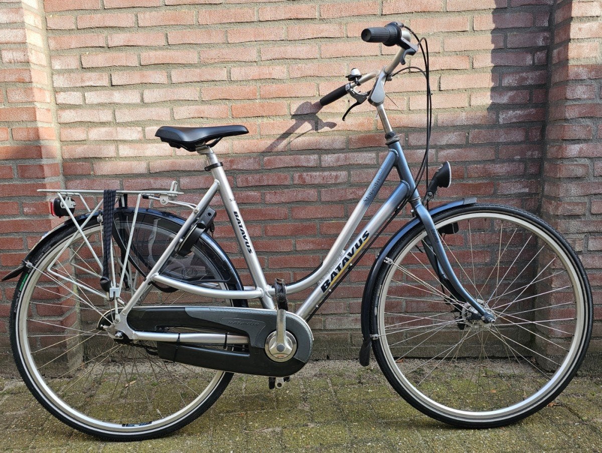 Batavus Staccato Dames 58 cm T7 ZG Dames Zilvergrijs 53cm, Ophalen, -, -, Versnellingen