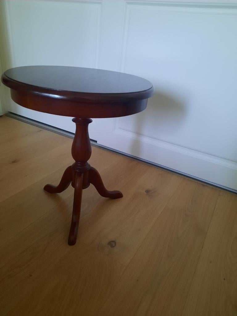 Wijntafeltje, Huis en Inrichting, Tafels | Bijzettafels, Ophalen, Rond, Minder dan 55 cm, 60 cm of meer