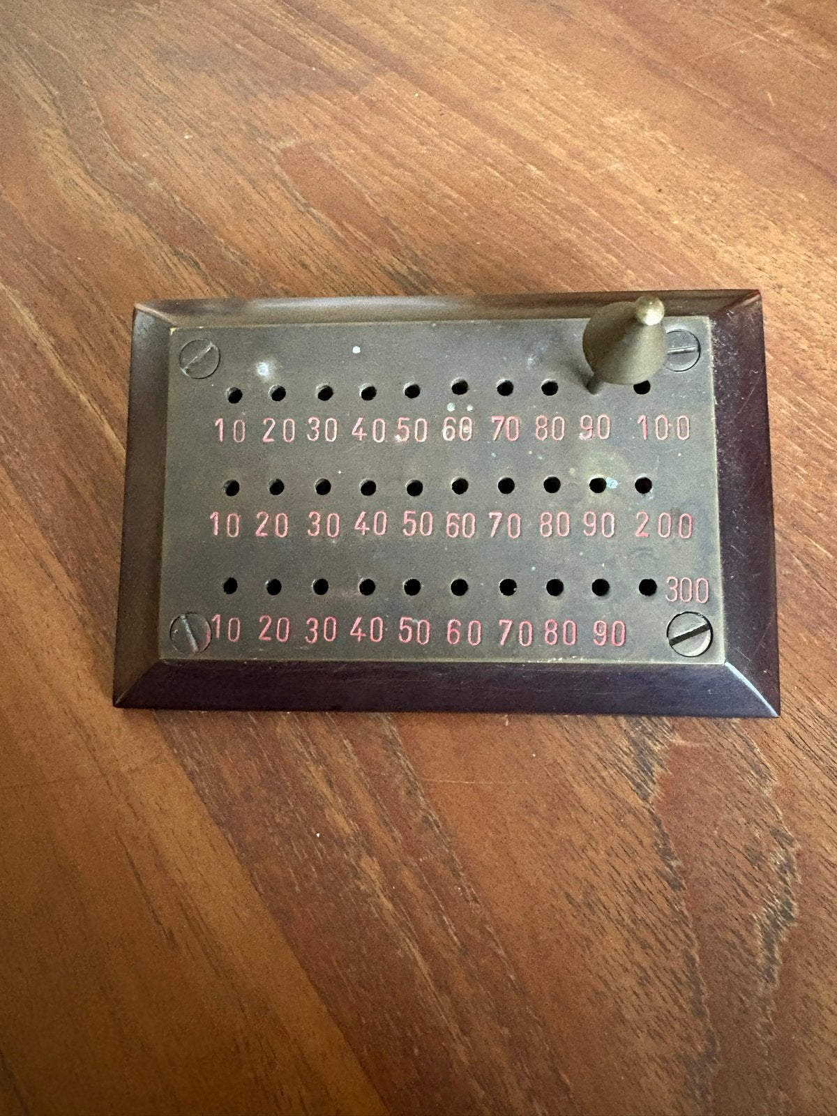 Antieke bronzen telraam / scorebord, Ophalen of Verzenden