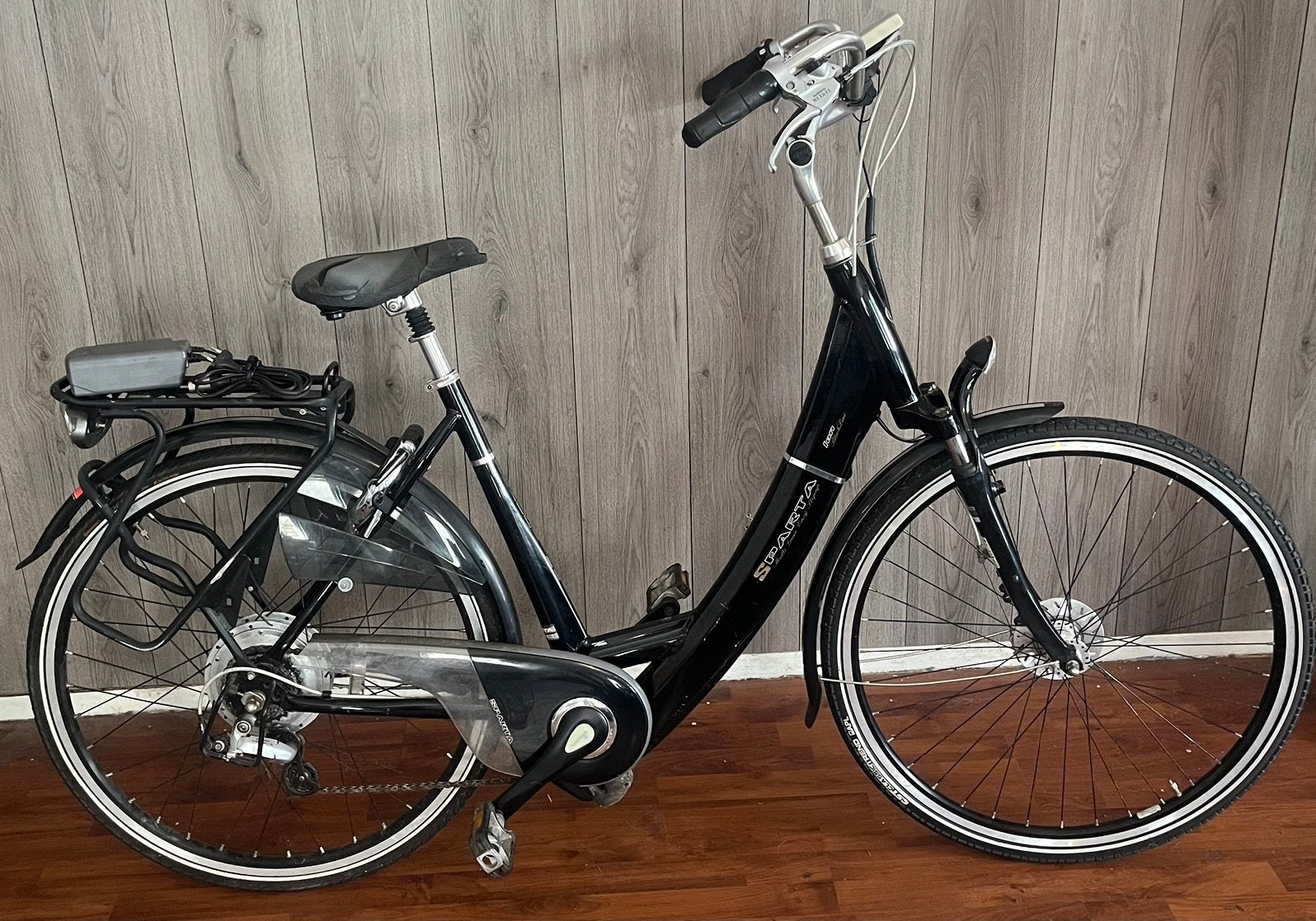 Elektrische Sparta ion blackline, opknapper! D53, 28inch, 7v, Fietsen en Brommers, Elektrische fietsen, 51 tot 55 cm, Ophalen