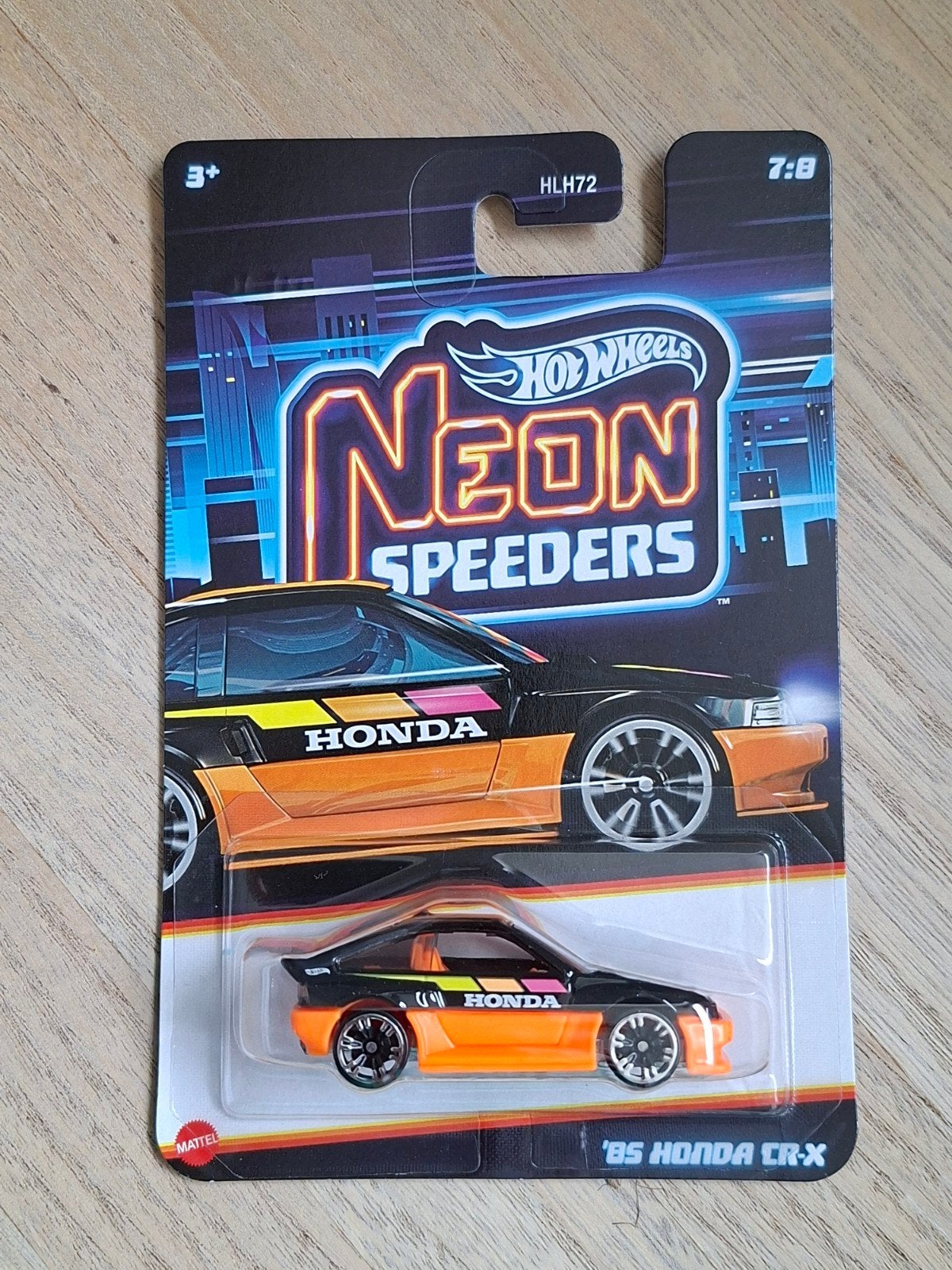 Hot Wheels Neon Speeders Honda Crx,Full Metall!!, Ophalen of Verzenden, Nieuw, Auto