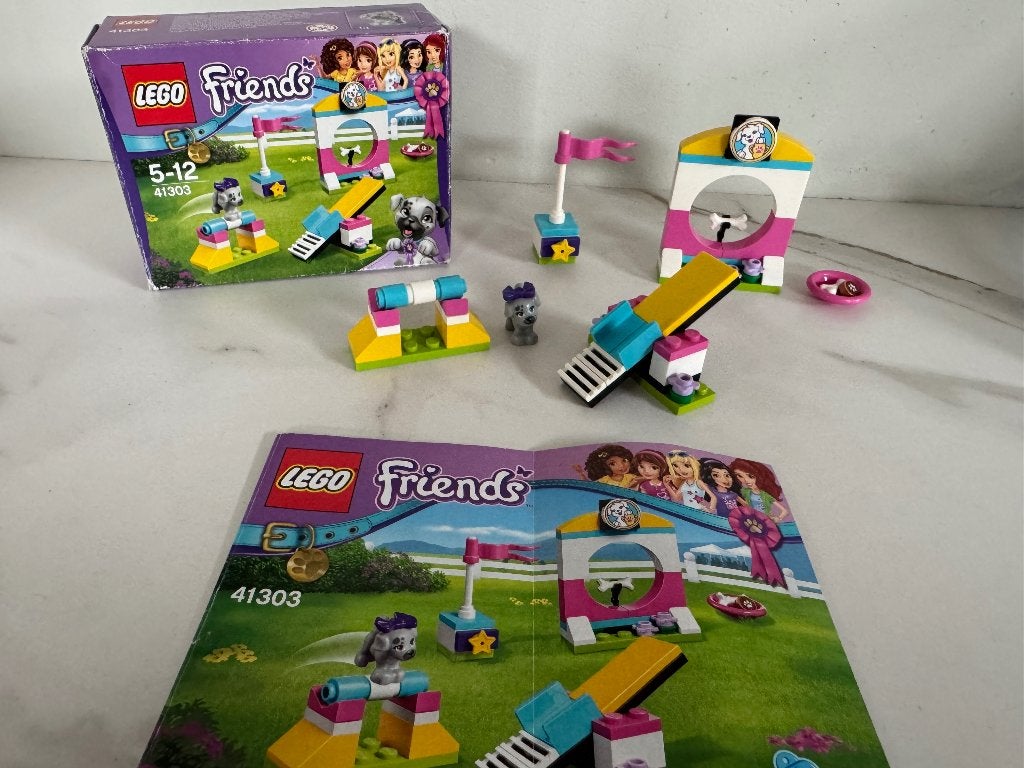 41303 Lego Friends Puppy speeltuin COMPLEET, Lego, Inclusief accessoires, Friends, Ophalen of Verzenden