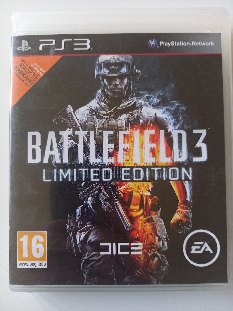 Battlefield 3 Limited Edition PS3 - Incl. Back to Karkand, Online, Shooter, 1 speler, Ophalen of Verzenden