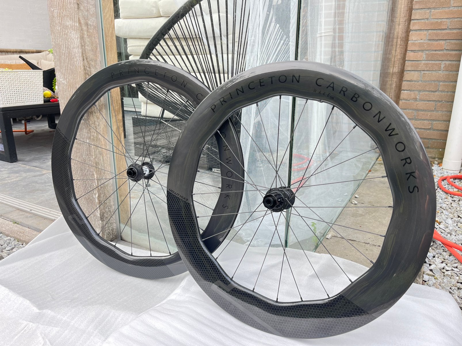 100% nieuwe nooit gemonteerde carbon wielset., Fietsen en Brommers, Fietsonderdelen, Wiel, Nieuw, Ophalen of Verzenden, Racefiets