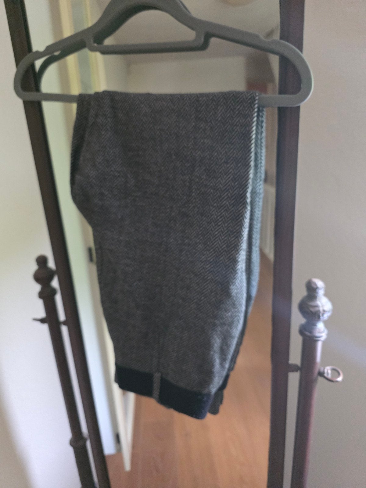 Raphaela by Brax Super Slim broek, zwart/grijs  visgraat, Maat 38/40 (M), Zwart, Ophalen of Verzenden, Raphaela by Brax