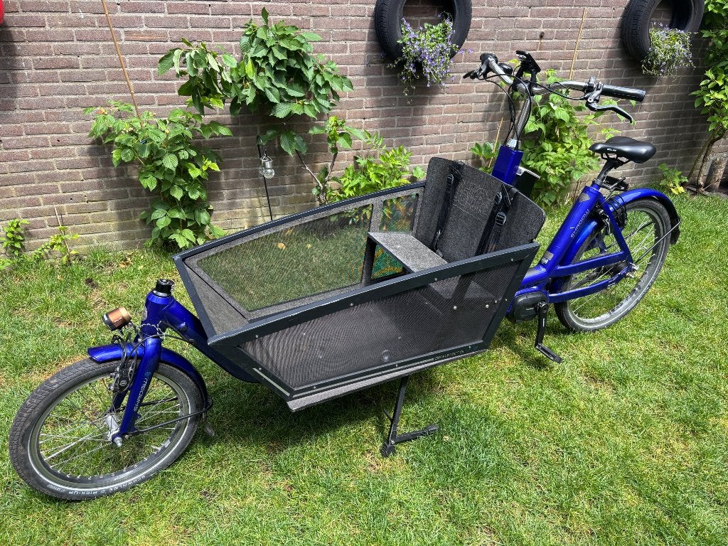 Bakfiets .nl Shadow 7 jaar oud, Elektrisch, Zo goed als nieuw, 2 kinderen, Ophalen