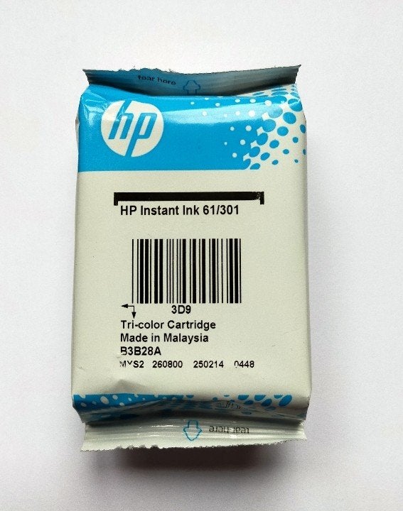 HP Instant Ink 61/301 Tri-color Cartridge - Nieuw, Ophalen of Verzenden, Nieuw, Cartridge, HP