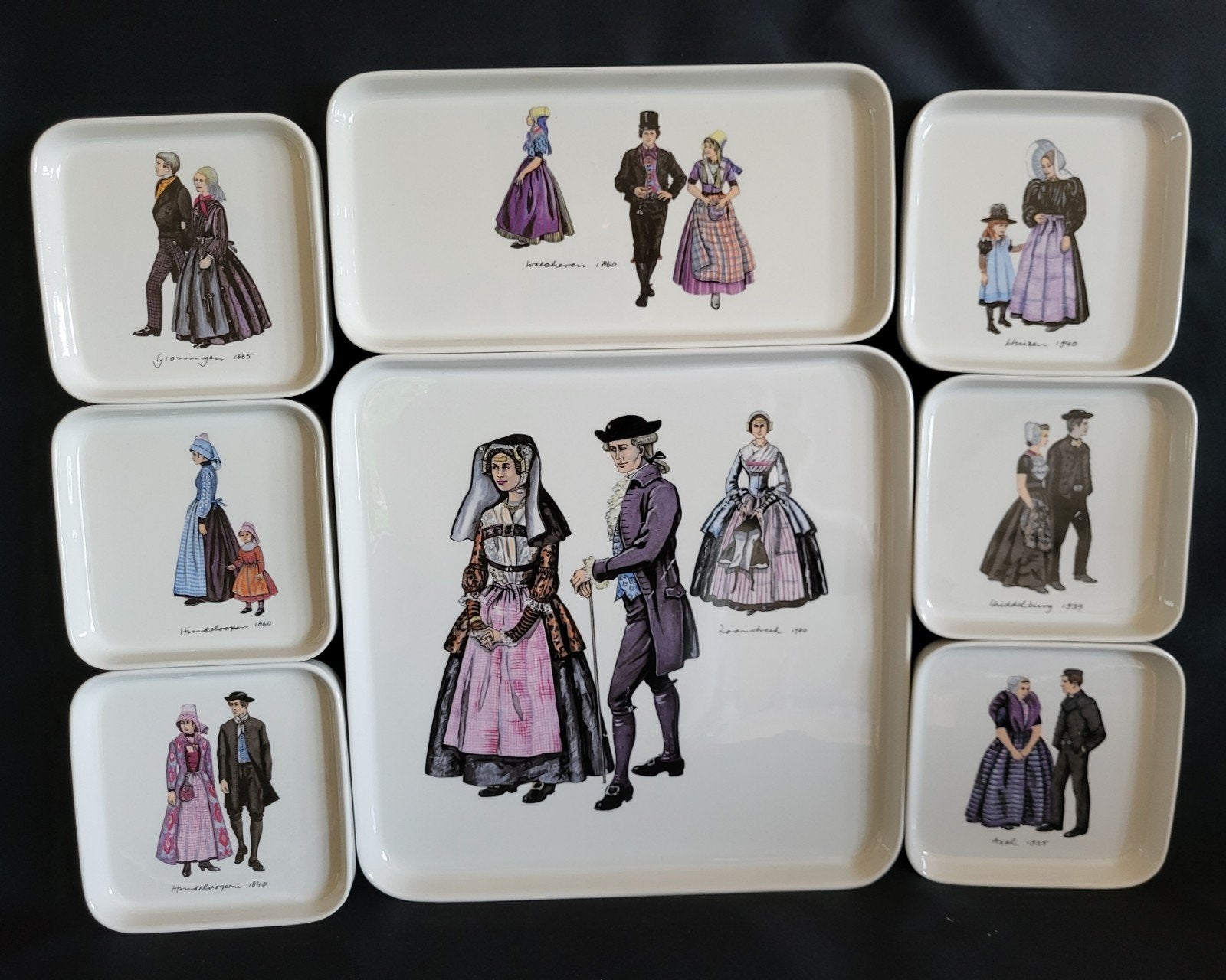 Villeroy & Boch 'Nederlandse Klederdrachten' schalen set, Ophalen of Verzenden