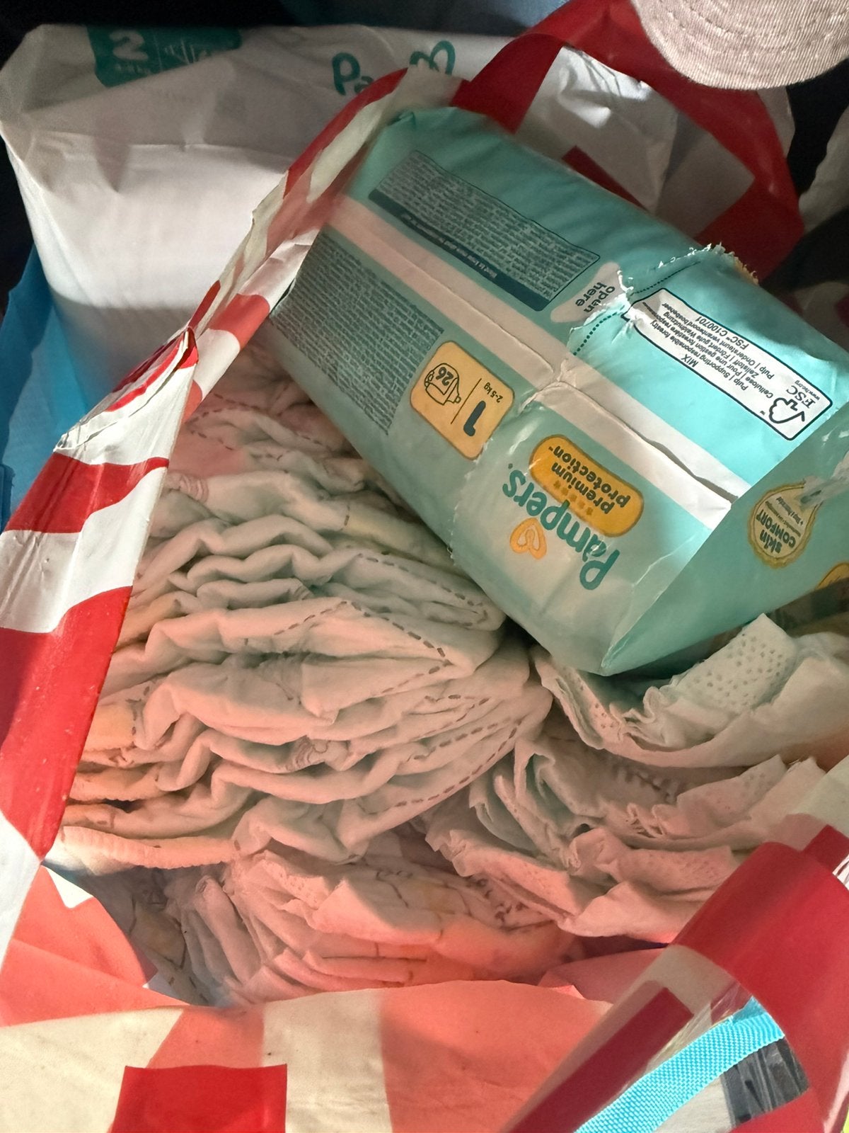 Pampers maat 0/1/2, Ophalen, Zo goed als nieuw