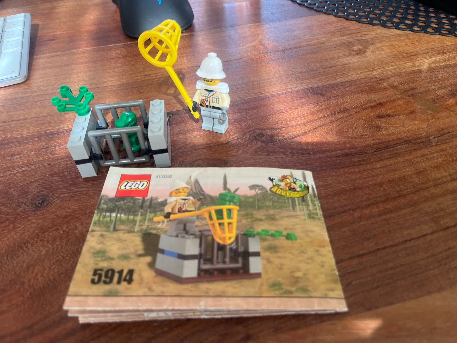 Lego Sam Sinister en Baby T (5914) uit 2000, Gebruikt, Overige thema's, Lego, Ophalen of Verzenden
