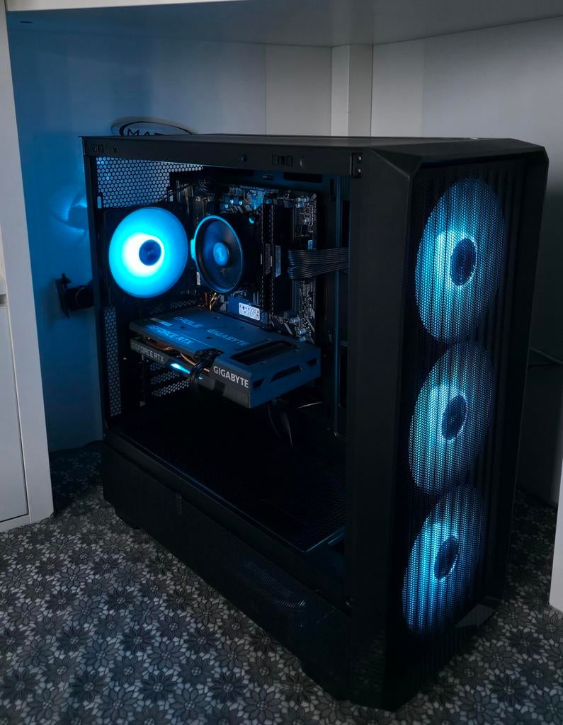 Krachtige Gaming PC, Computers en Software, Desktop Pc's, Zo goed als nieuw, 3 tot 4 Ghz, HDD, SSD, 16 GB, Met videokaart, Gaming