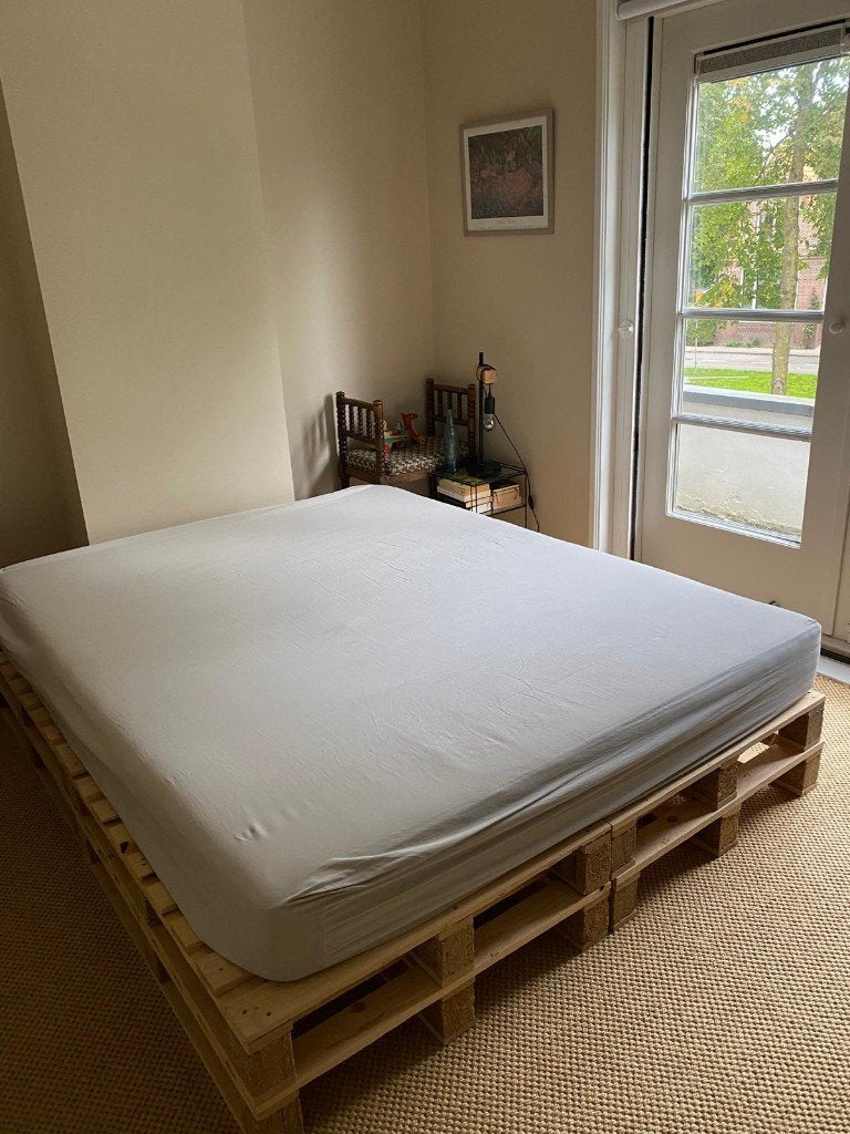 Palletbed, Ophalen, Overige kleuren, Tweepersoons, Zo goed als nieuw