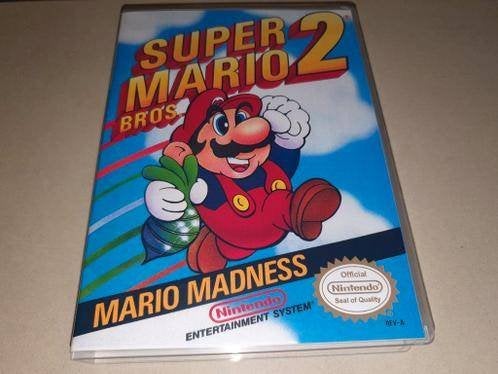 Super Mario Bros. 2 NES Game Case, Avontuur en Actie, Verzenden, 1 speler, Zo goed als nieuw