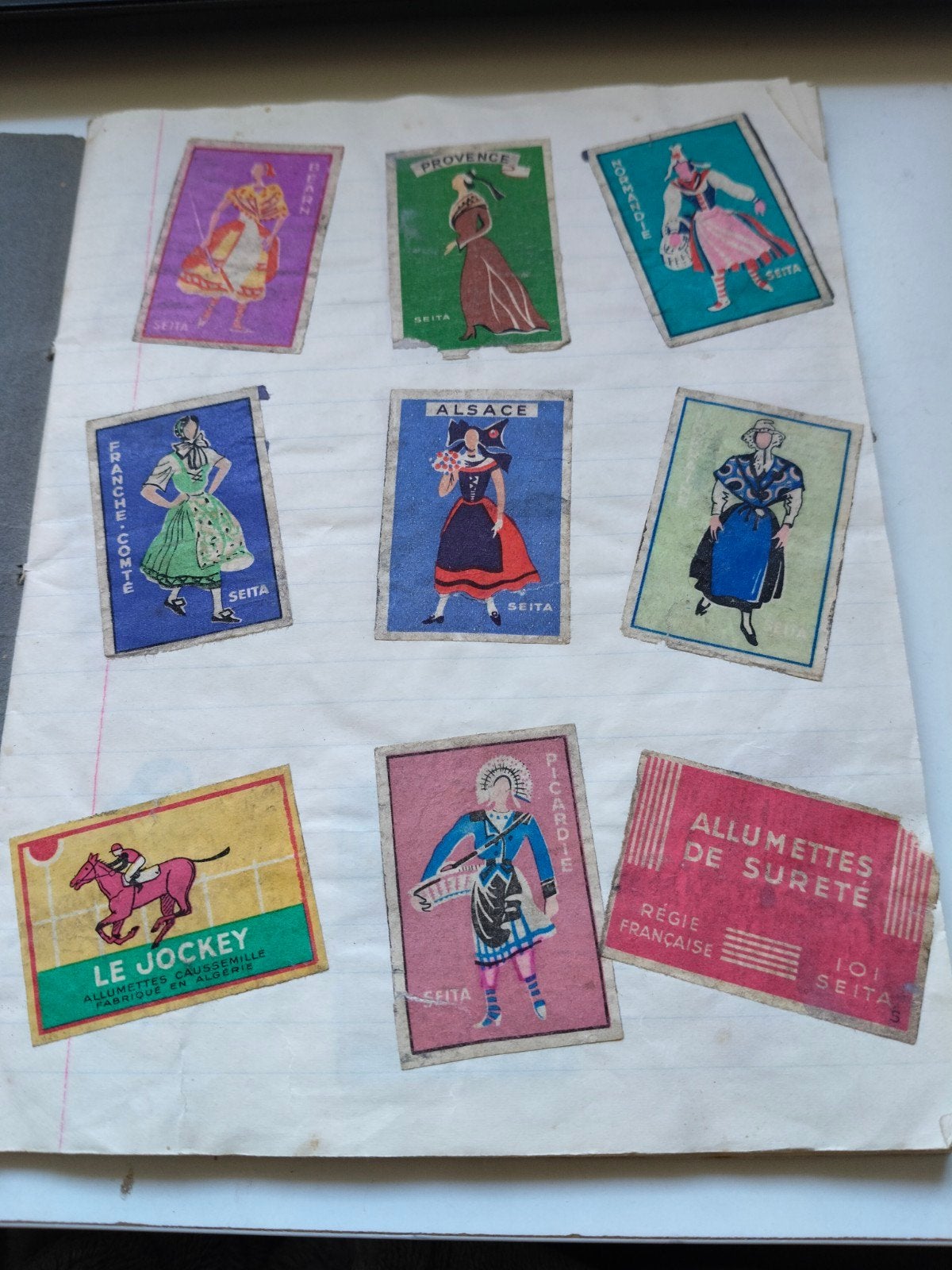 Vintage luciferdoosjes etiketten - verzameling, Verzenden, Gebruikt, Luciferdoosjes of -merken