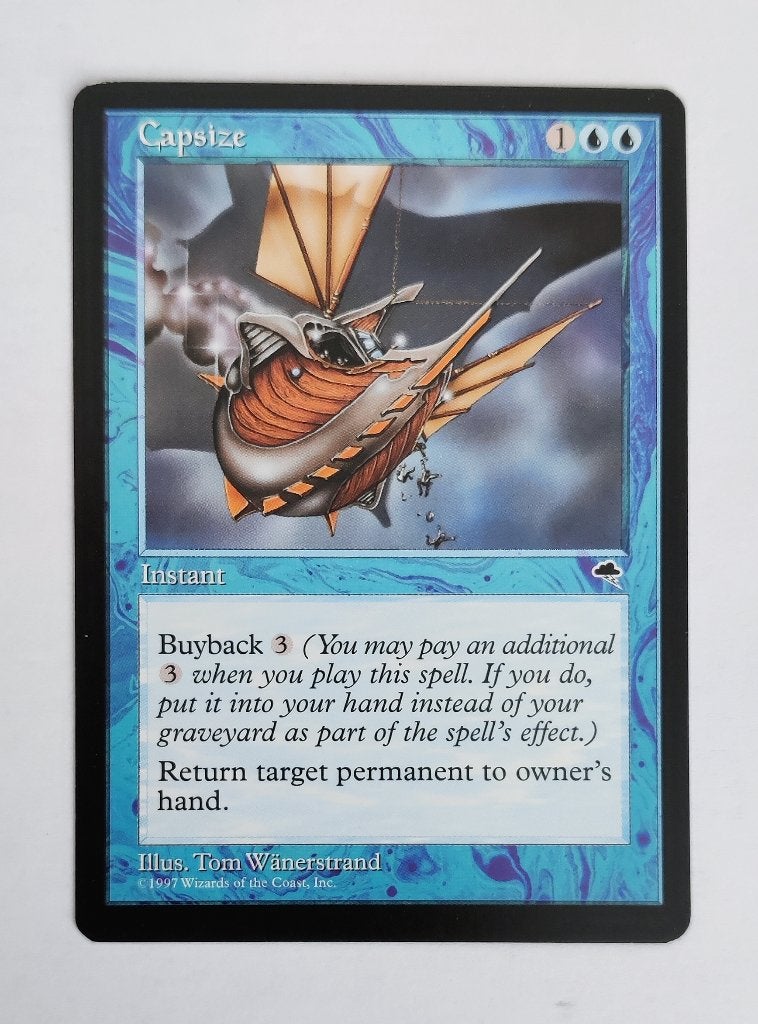 Capsize Tempest MTG Excellent, Ophalen of Verzenden, Zo goed als nieuw, Losse kaart