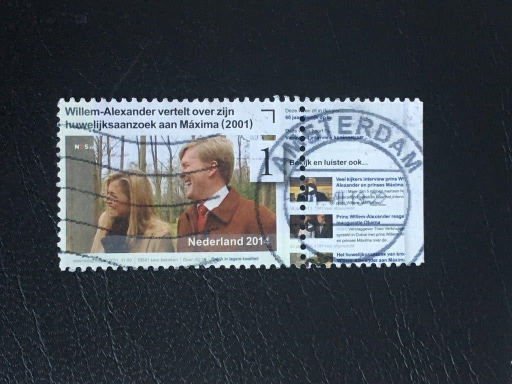2539 Nederland 2014 NVPH 3204 - Huwelijksaanzoek- gestempeld, Postzegels en Munten, Postzegels | Nederland, Ophalen of Verzenden