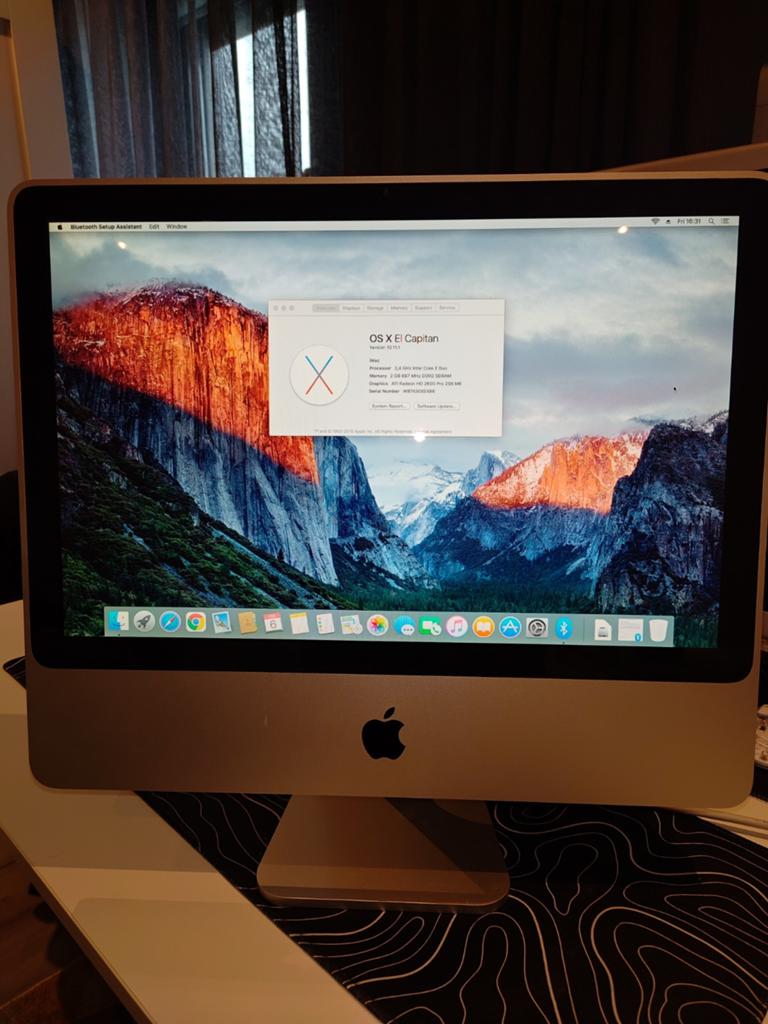 Apple iMac 20 inch + muis, Ophalen, Zo goed als nieuw, IMac