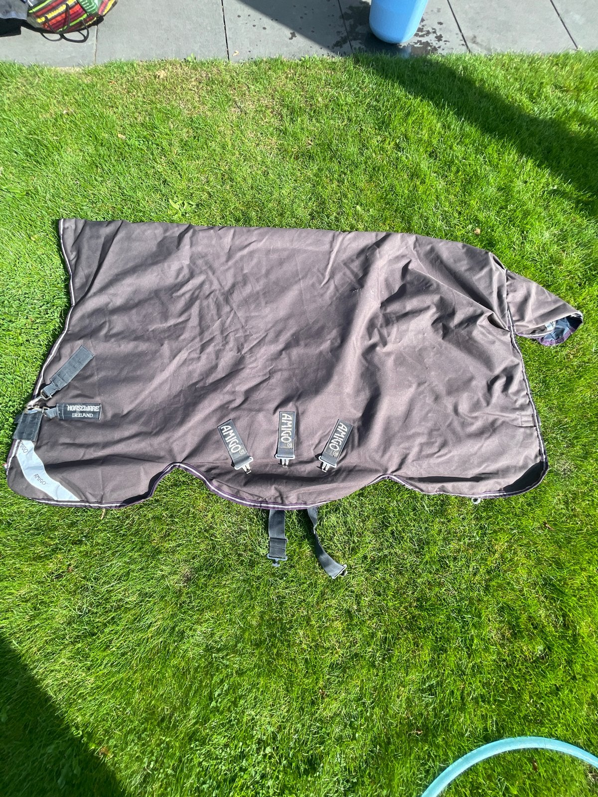 Amigo turnout rug 250g maat kleine D/ grote C pony, Dieren en Toebehoren, Gebruikt, 250 g, Ripstop, Ophalen of Verzenden
