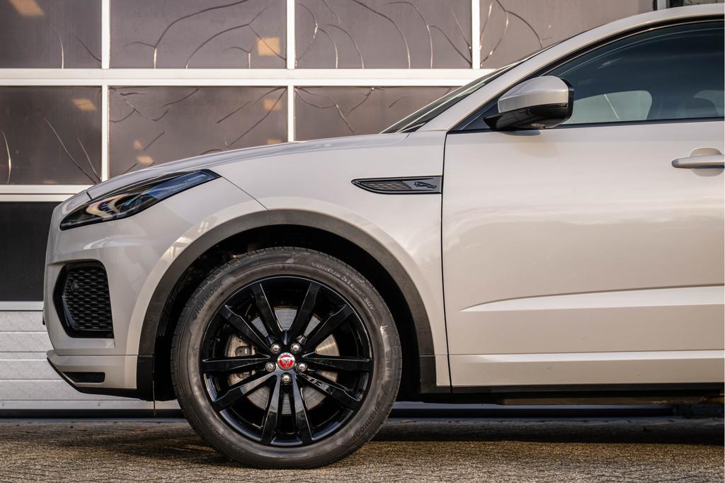 Jaguar E-Pace 1.5 P300e AWD R-Dynamic Black Edition, Meridia, Auto's, Jaguar, Automaat, 309 pk, Zwart, Leder
