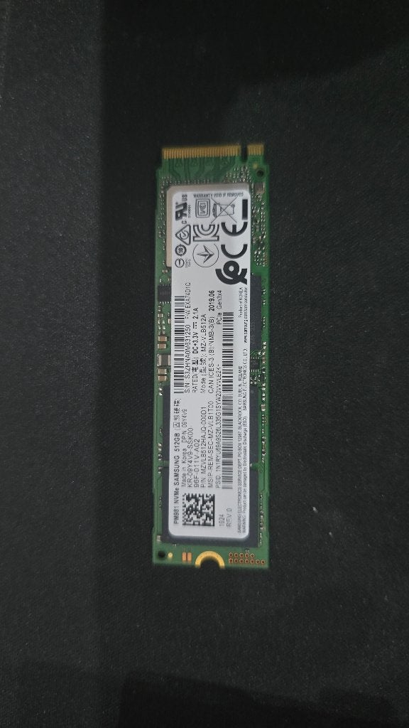 ssd samsung 512gb, Computers en Software, Harde schijven, Intern, SSD, Ophalen of Verzenden, Desktop