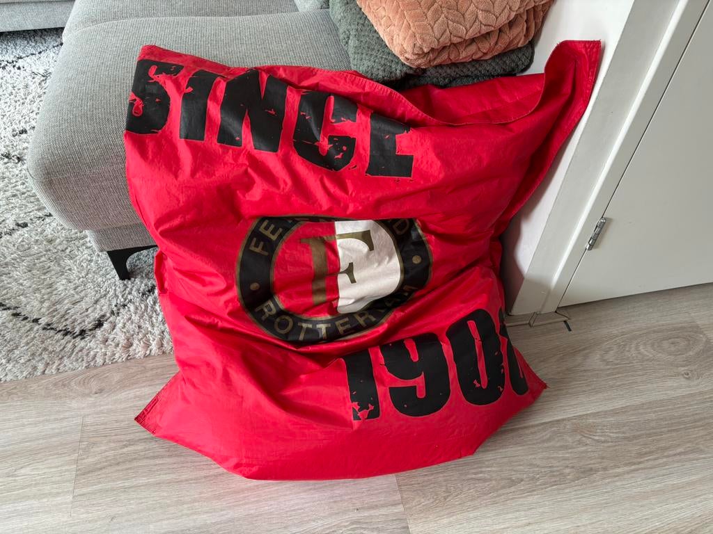 Zitkussen Feyenoord, Ophalen of Verzenden, Gebruikt, Rood, Zitzak