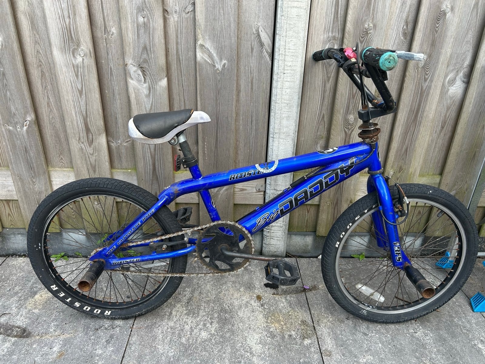 Rooster Big Daddy BMX 20 inch - Opknapper, Fietsen en Brommers, Fietsen | Crossfietsen en BMX, Ophalen, Staal, Velgrem, Stuur 360° draaibaar