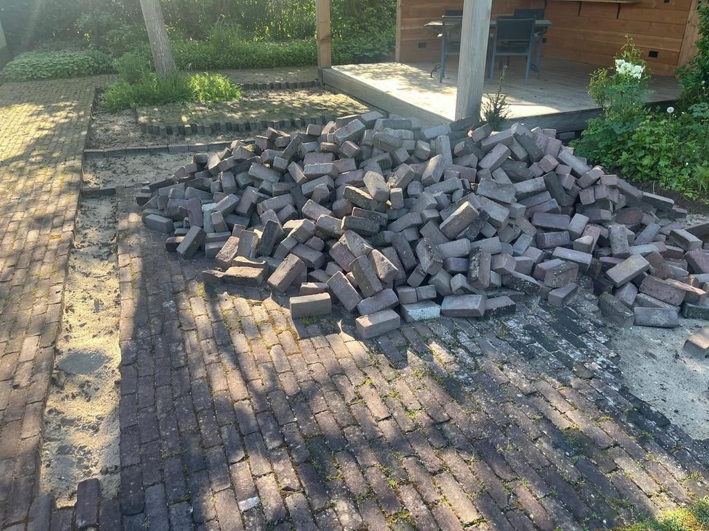 Bestrating, gratis af te halen!, Tuin en Terras, Ophalen, Gebruikt