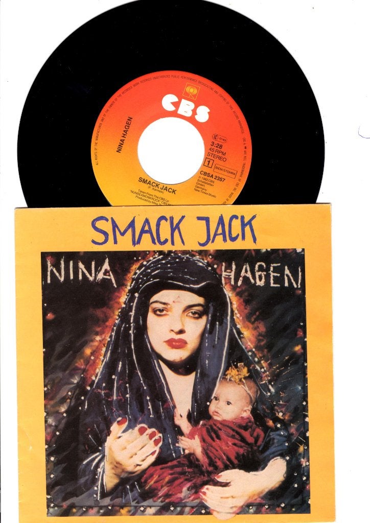 NINA HAGEN    -    SMACK JACK    ////    COSMA SHIVA   [7''], Fotohoes, 7 inch, Ophalen of Verzenden, Zo goed als nieuw