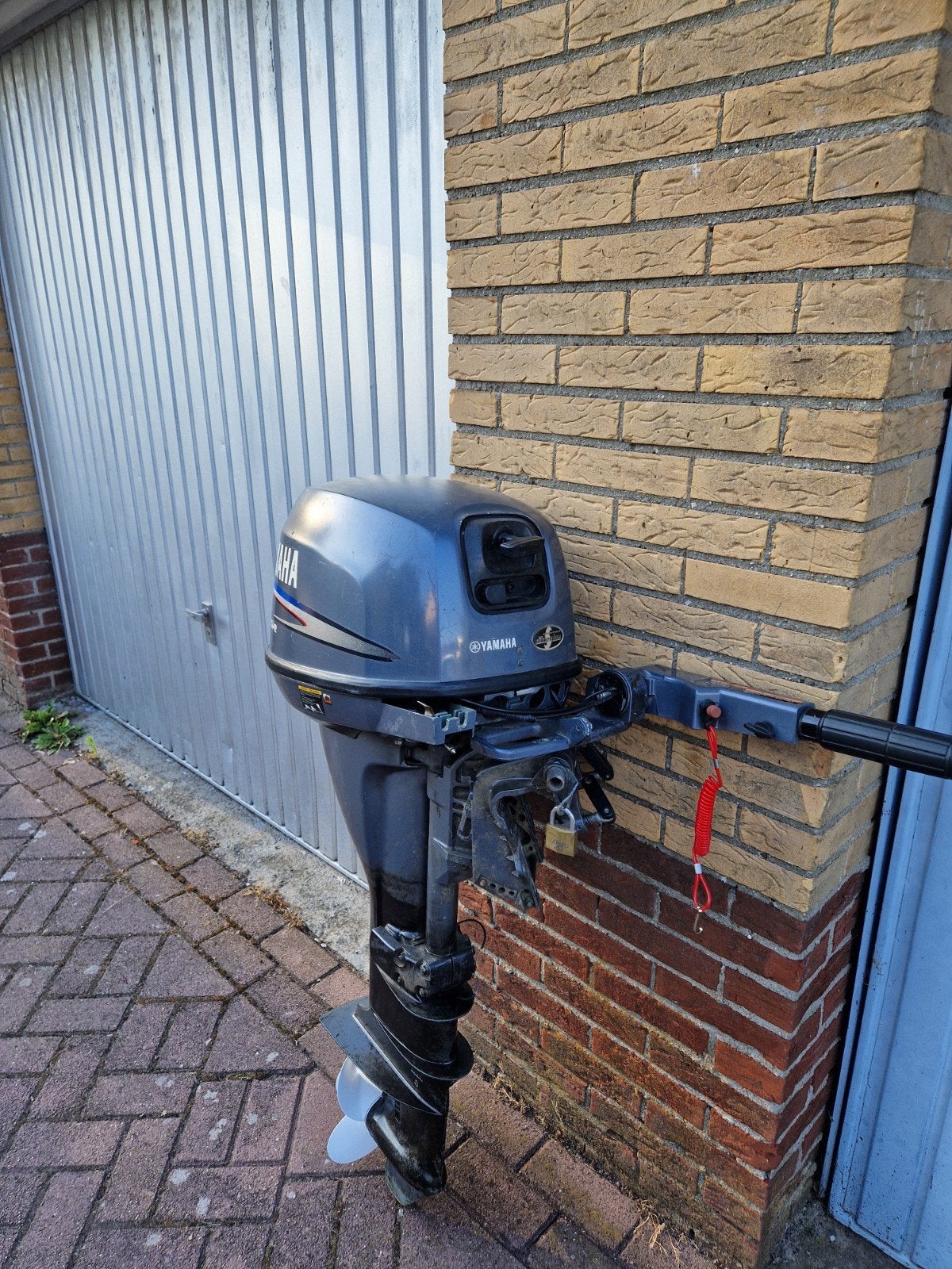 Yamaha 15 pk 4-takt langstaart buitenboordmotor, Ophalen, Gebruikt, Motor en Techniek, Zeilboot of Motorboot