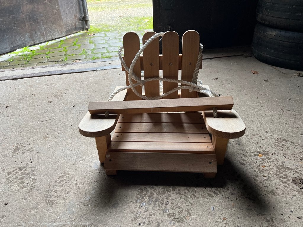 Houten schommel, Kinderen en Baby's, Ophalen of Verzenden, Zo goed als nieuw, Schommel