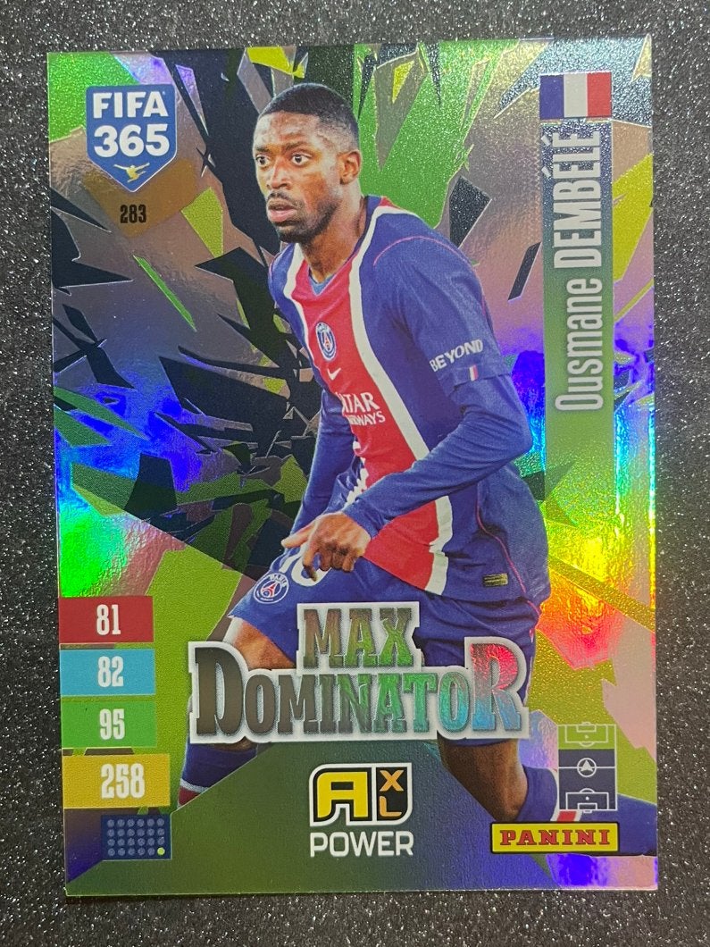 Panini Fifa365 2027    MAX DOMINATOR    DEMBÉLÉ    PSG, Verzenden, Zo goed als nieuw, Plaatje