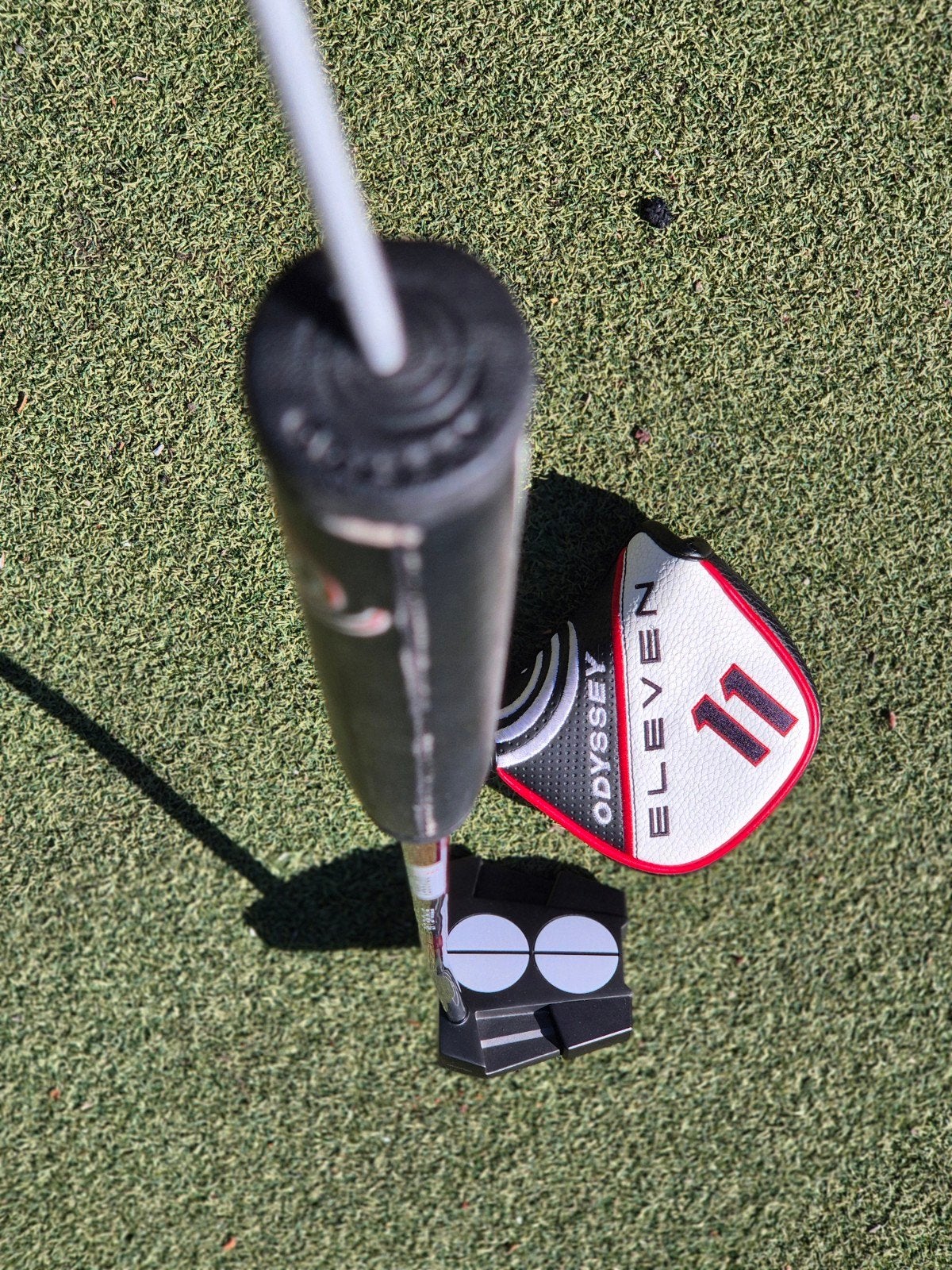 Odyssey 2-Ball Tour Lined Eleven Putter, Ophalen of Verzenden, Zo goed als nieuw