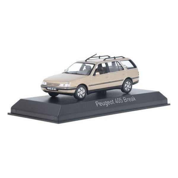 Peugeot 405 Break 1991 Mayfair Beige Modelauto 1/43 Norev, Hobby en Vrije tijd, Modelauto's | 1:43, Auto, Norev, Ophalen of Verzenden