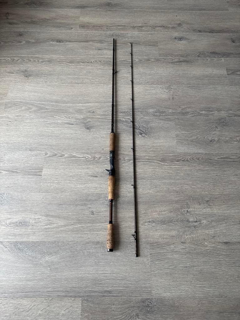 Abu Garcia Beast Pro 722MH Pike Lite 20-60gr Cast Hengel, Ophalen, Zo goed als nieuw, Werphengel