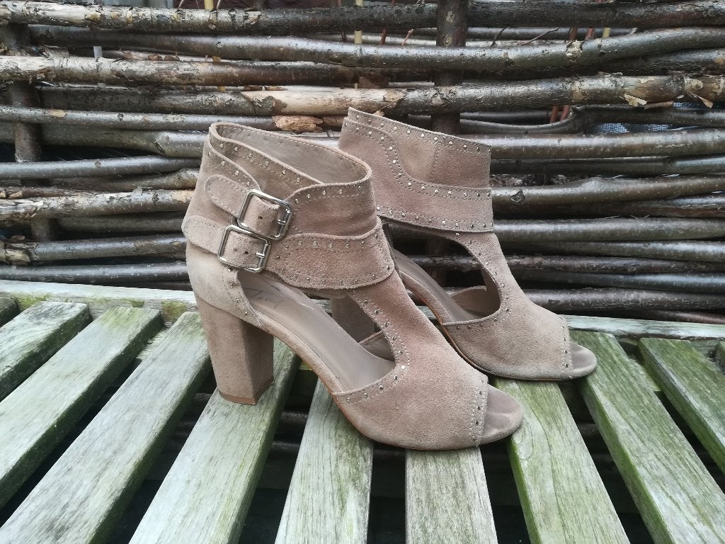 Toral Pumps Sandalen Suède Bruin maat 39, Bruin, Toral, Gedragen, Sandalen of Muiltjes