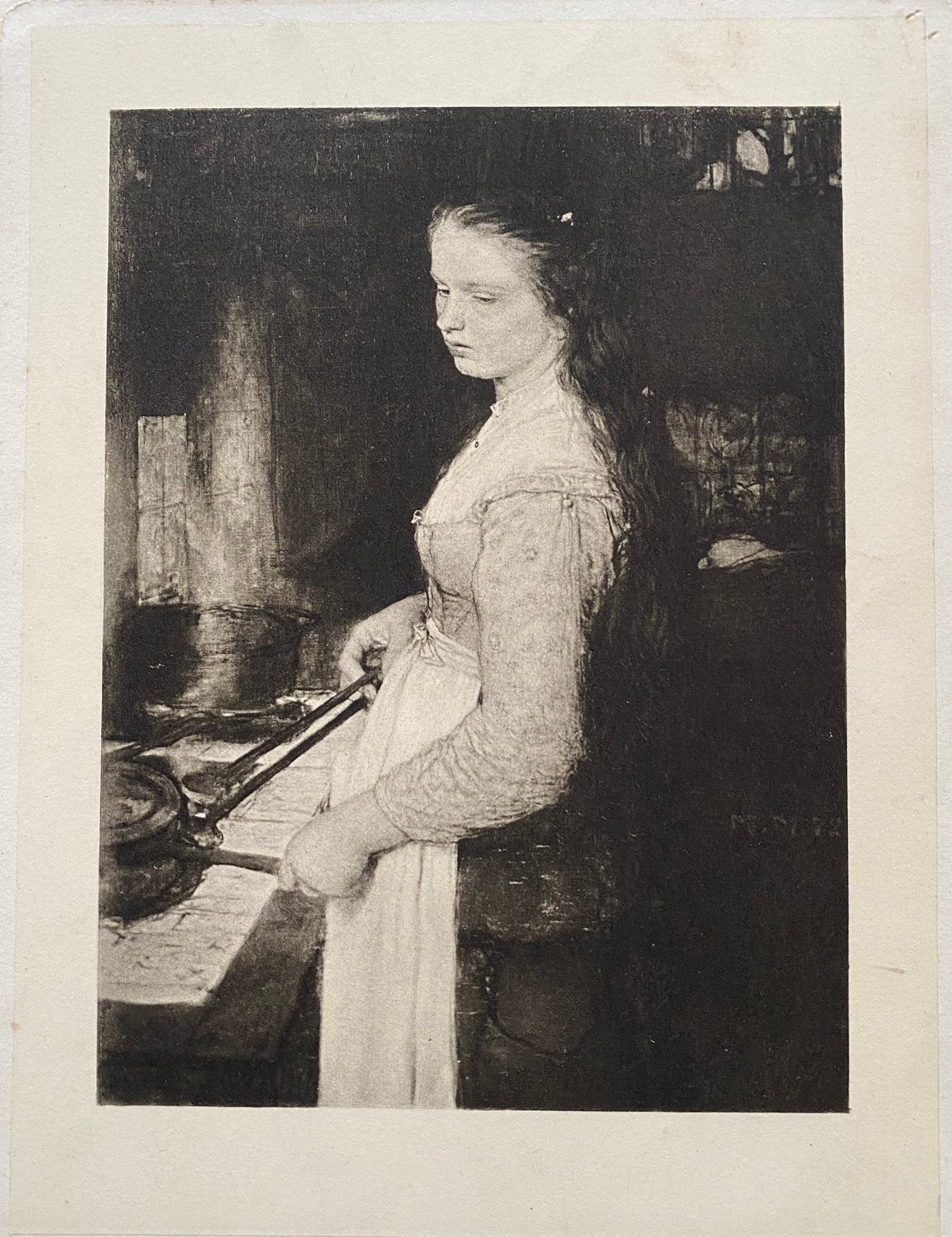 Matthijs Maris   Heliogravure, Ophalen of Verzenden