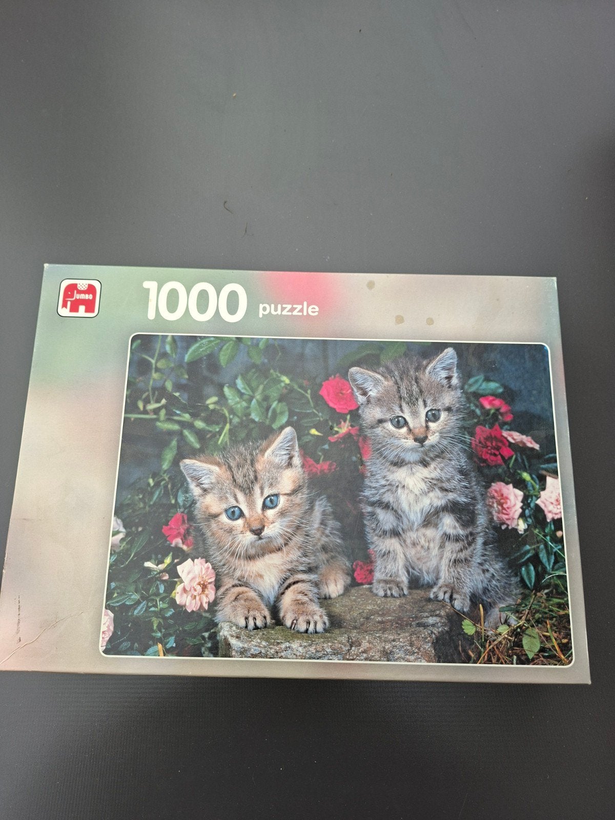 Jumbo 1000 stukjes puzzel - Kittens, Ophalen of Verzenden, 500 t/m 1500 stukjes, Gebruikt, Legpuzzel