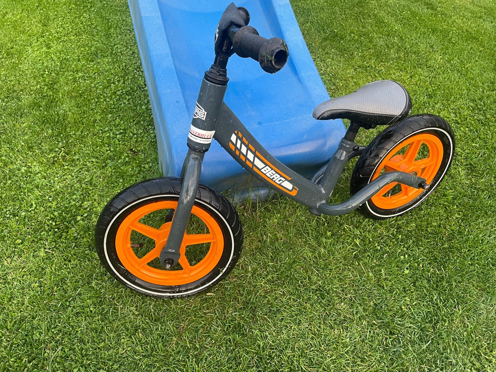 BERG Biky loopfiets grijs/oranje, Ophalen, Gebruikt, Loopfiets