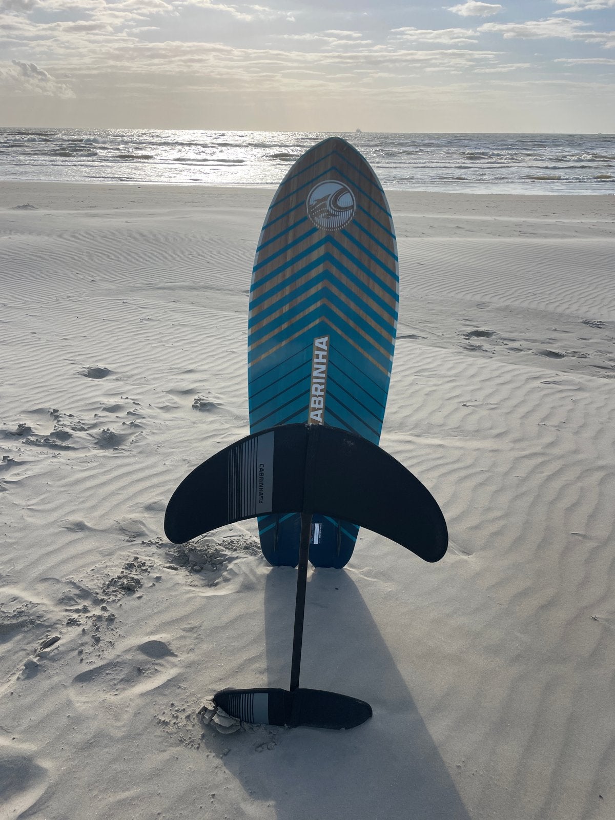 Cabrinha Double Agent Foilboard met Foil - Zo goed als nieuw, Ophalen, Zo goed als nieuw, Overige typen, Met vinnen