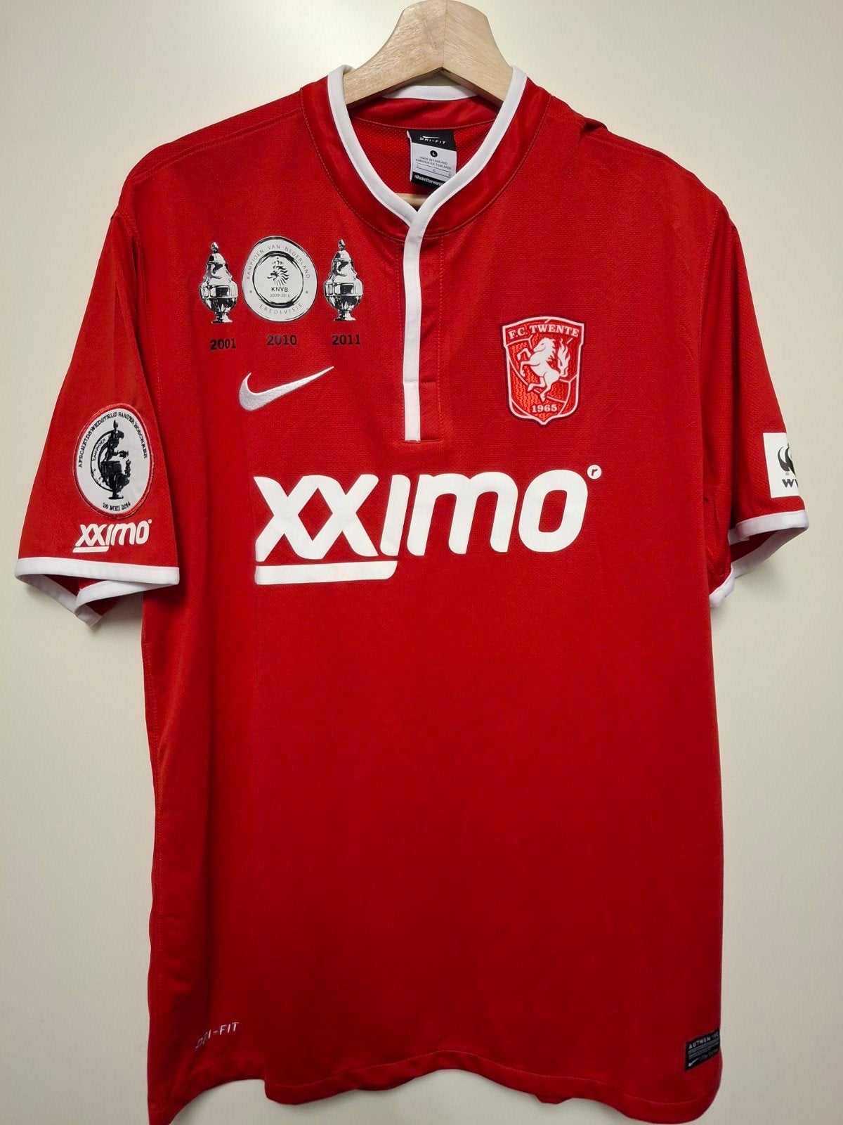 Fc Twente thuisshirt Match Worn Afscheid Sander Boschker, Ophalen of Verzenden, Shirt