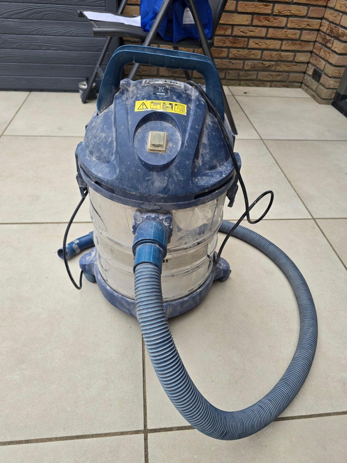 Einhell INOX 1250/1 Industriële stofzuiger 1250W, Ophalen, Gebruikt, Industriële stofzuiger, Reservoir