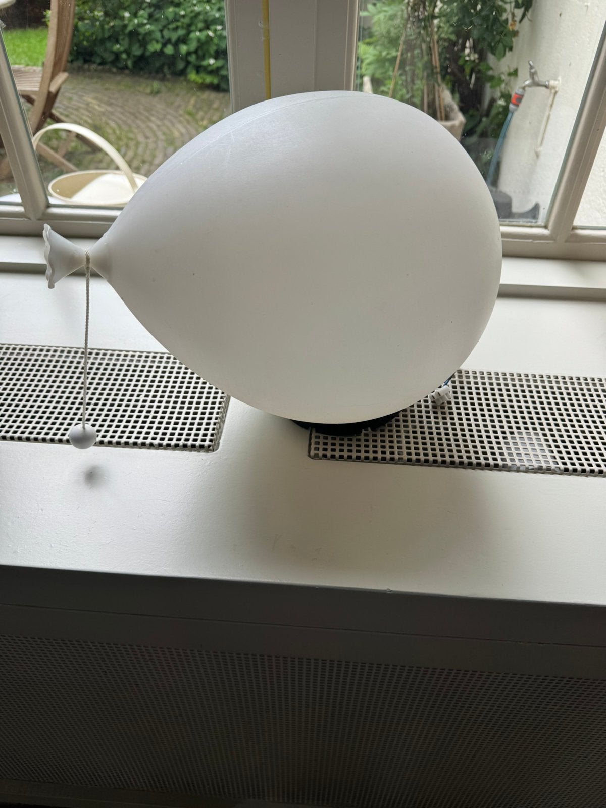 Bilumen ballonlamp, Ophalen, Gebruikt