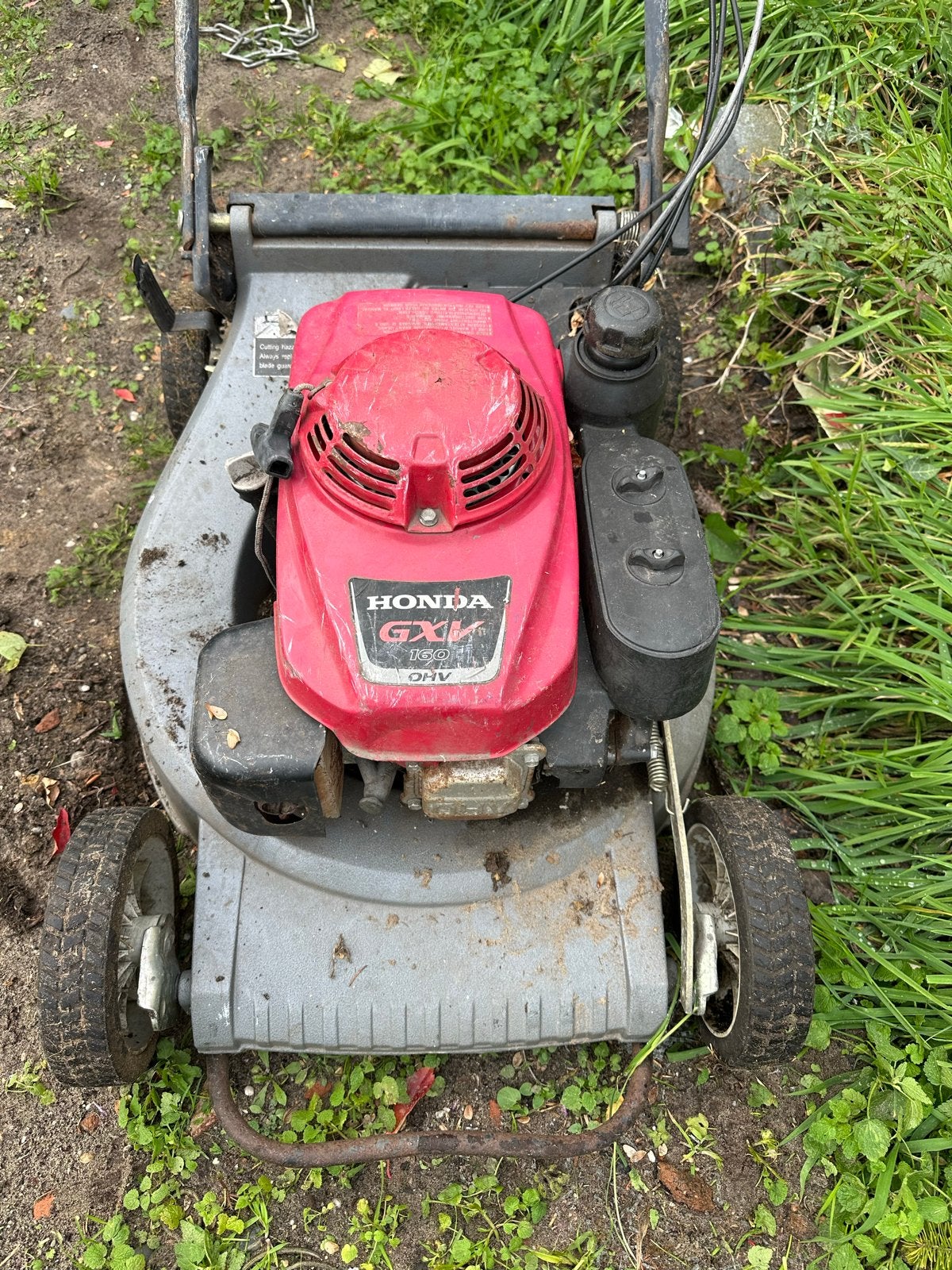 Honda grasmaaier GX160 OHV - start niet meer