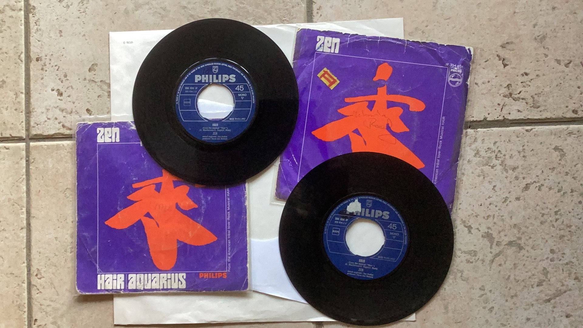 Single Zen - Hair, Ophalen of Verzenden, 7 inch, Pop