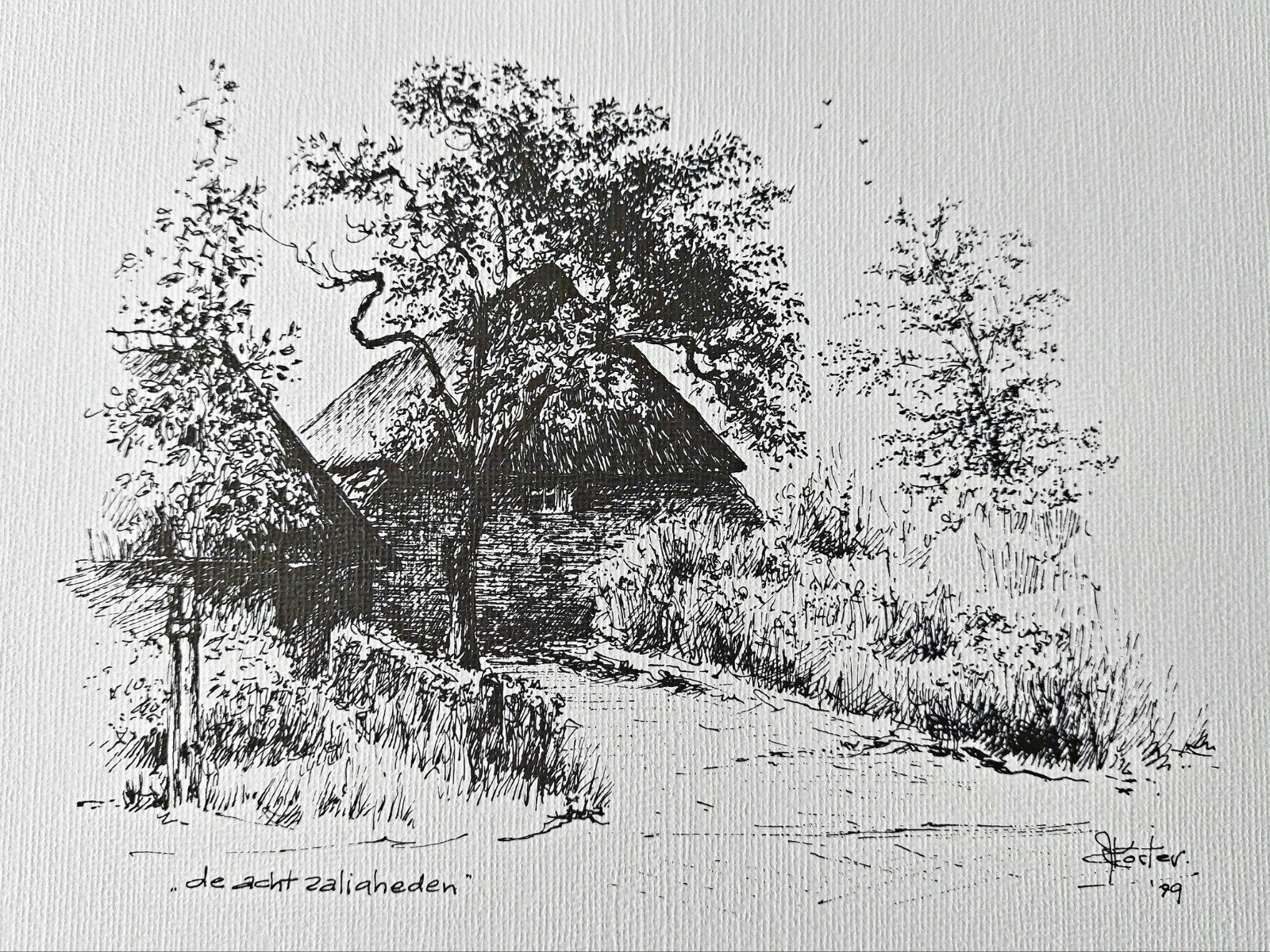 Nabij Bladel .. de 8 Zaligheden ... Kees Koster ..

Penteken, Antiek en Kunst, Ophalen of Verzenden