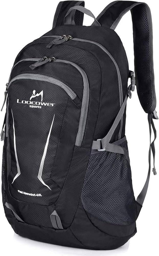 Rugzak 45L, opvouwbaar, waterbestendig met opbergtas (NIEUW), 25 tot 40 cm, Nieuw, Ophalen of Verzenden, Waterdicht