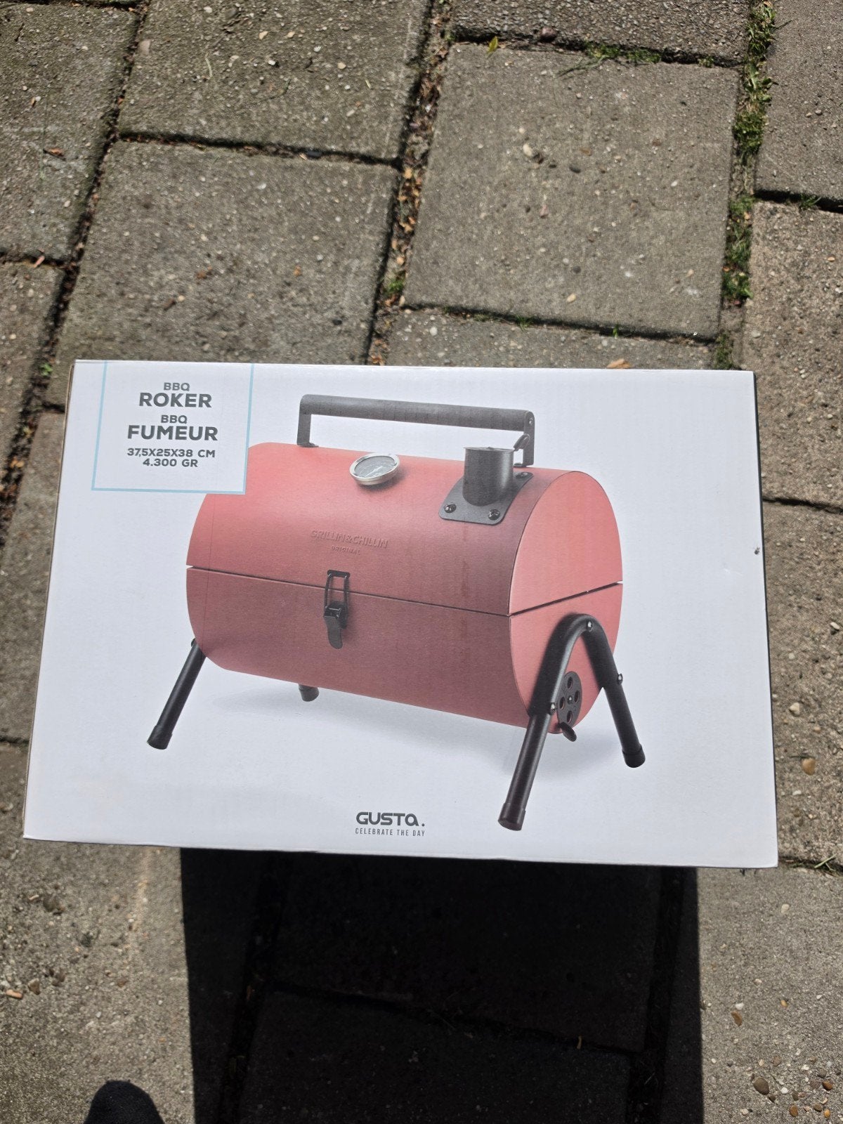 Te koop een  barbecue roker nieuw  in doos, Ophalen of Verzenden, Nieuw, Gusta BBQ King