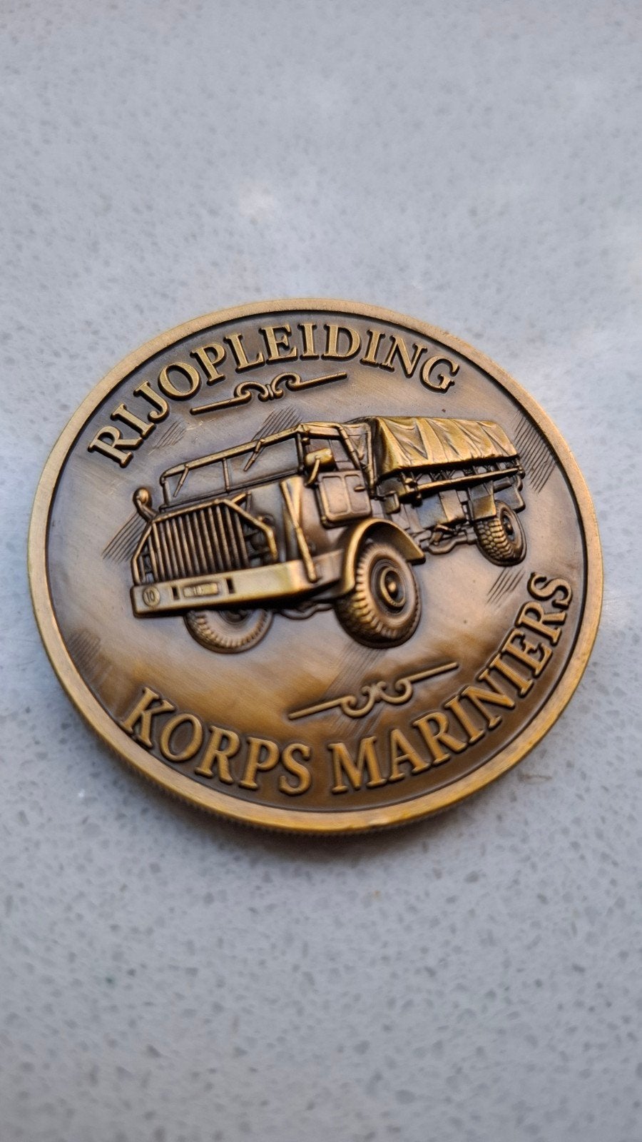 3D Coin Pontonnierskazerne Keizersveer Korps Mariniers, Ophalen of Verzenden, Overige materialen